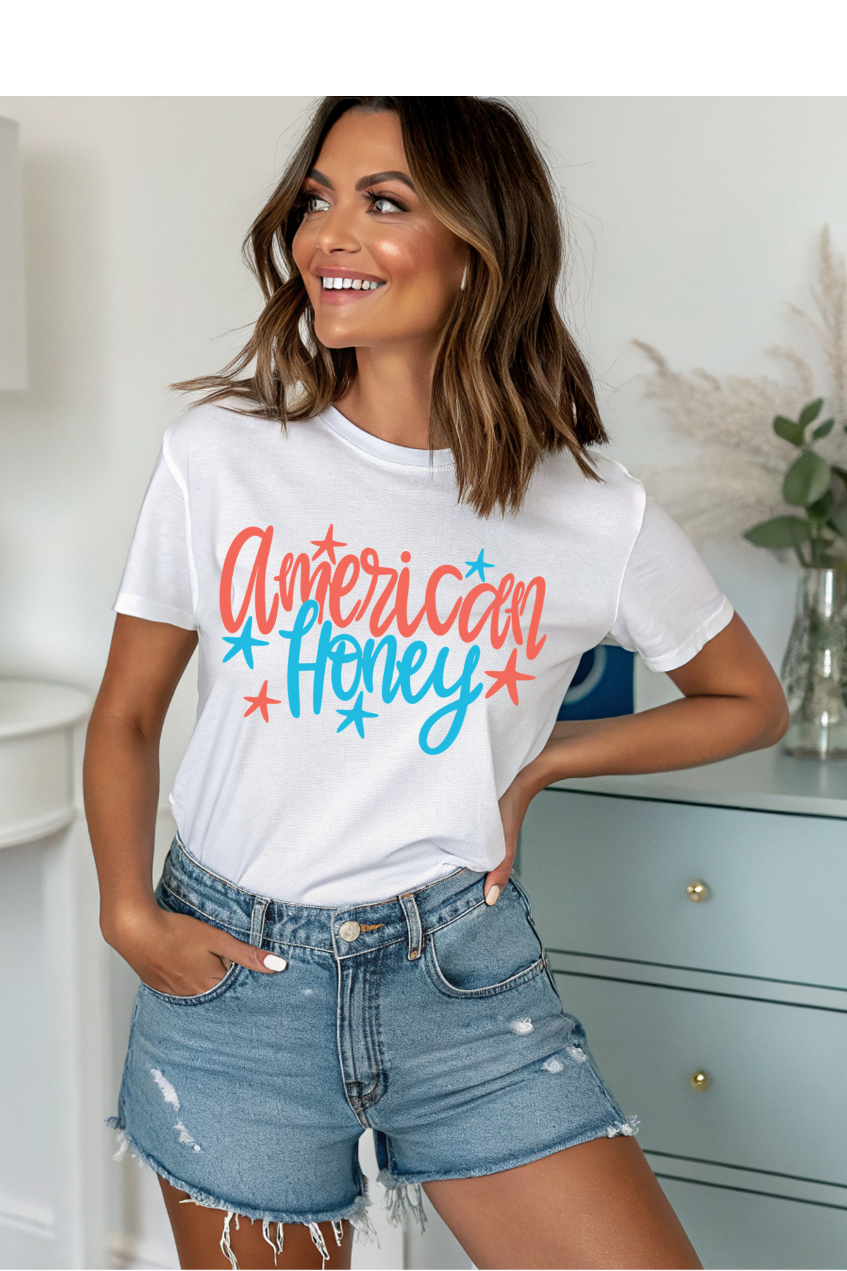 (6-1-26)American Honey Graphic Tee
