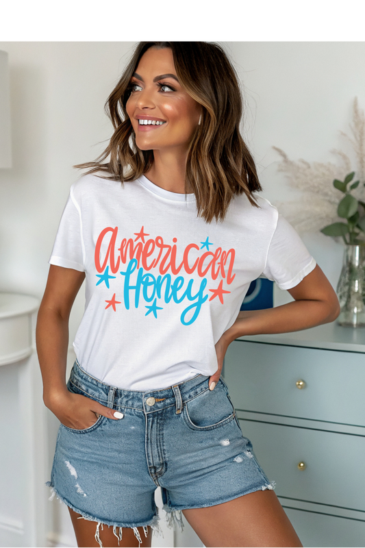 (6-1-26)American Honey Graphic Tee
