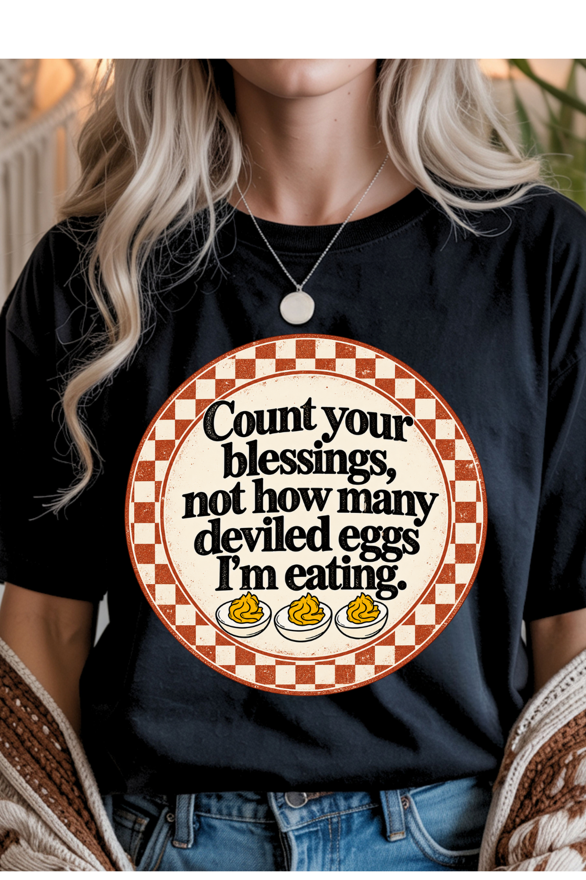 (10-19-26)Blessings, Not Deviled Eggs Graphic Tee