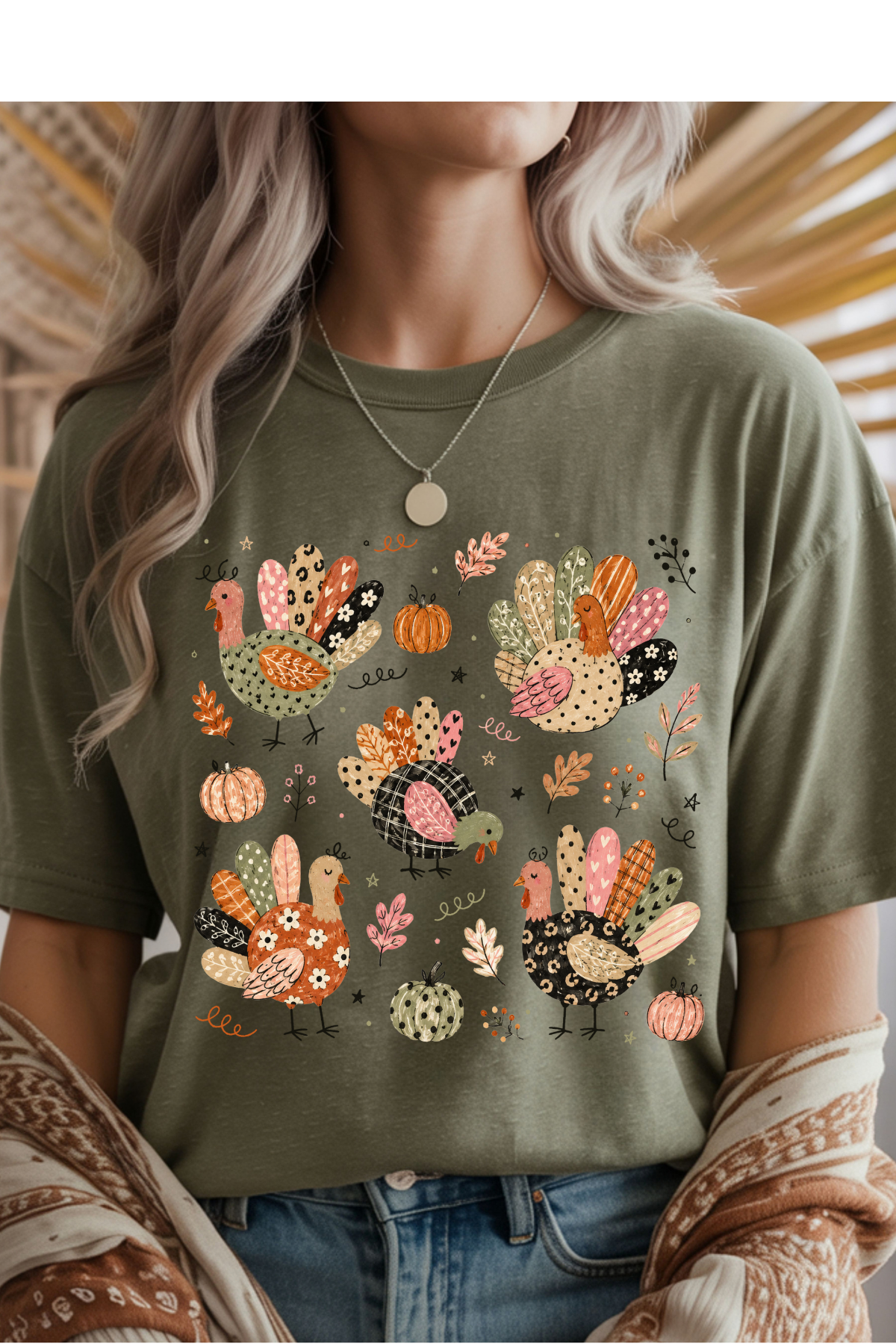 (10-15-26)Fall Turkeys Graphic Tee