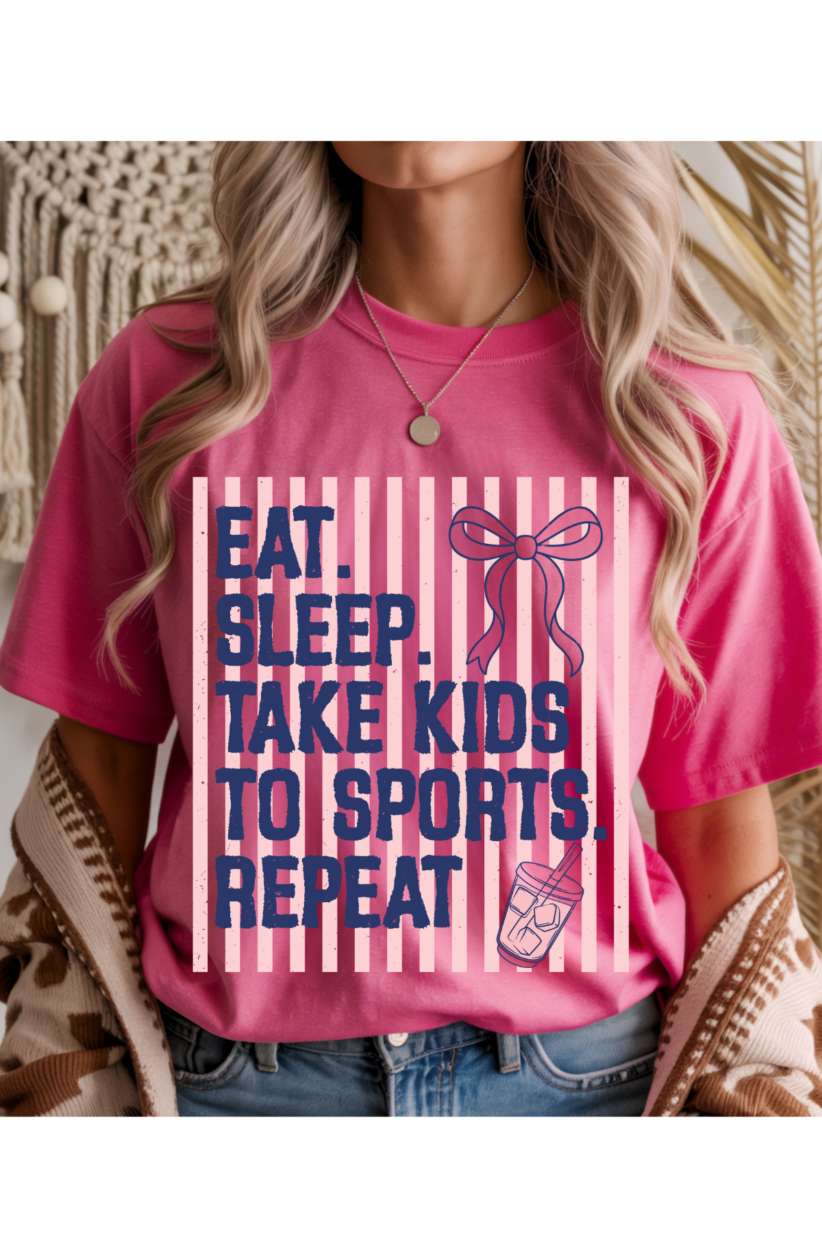 (5-18-26)Eat Sleep Sports Graphic Tee