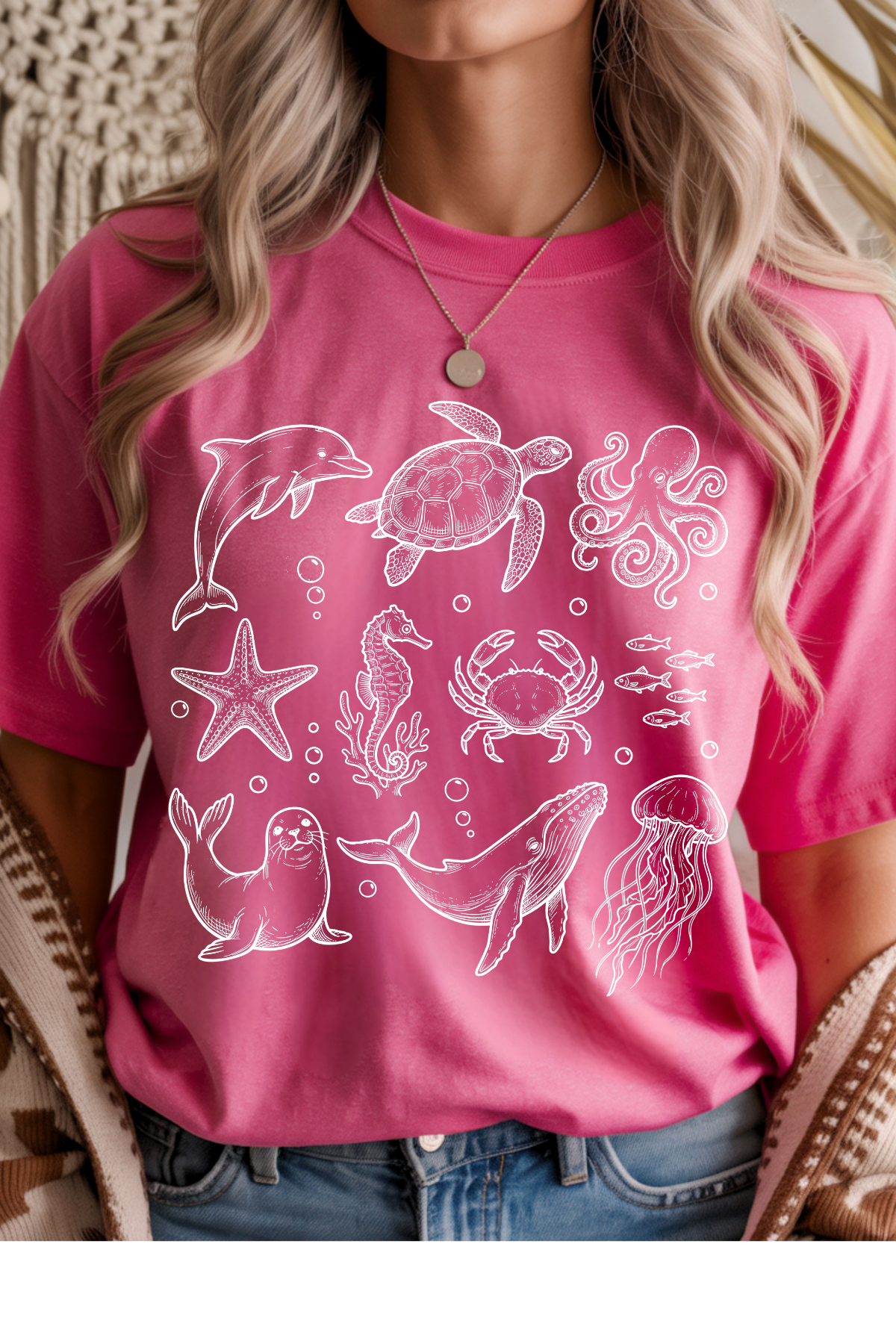 Sea Animals Graphic Tee