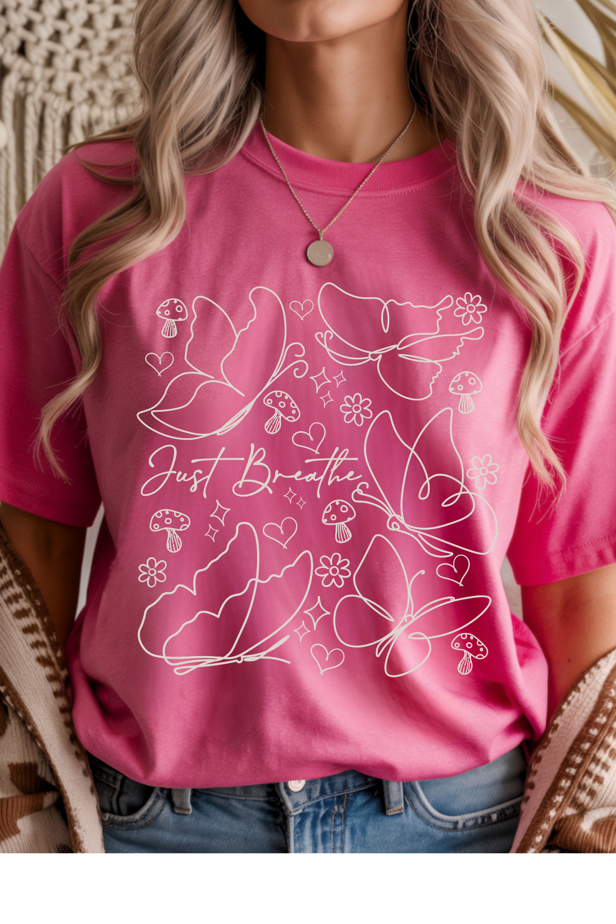 (6-15-26)Just Breathe Graphic Tee