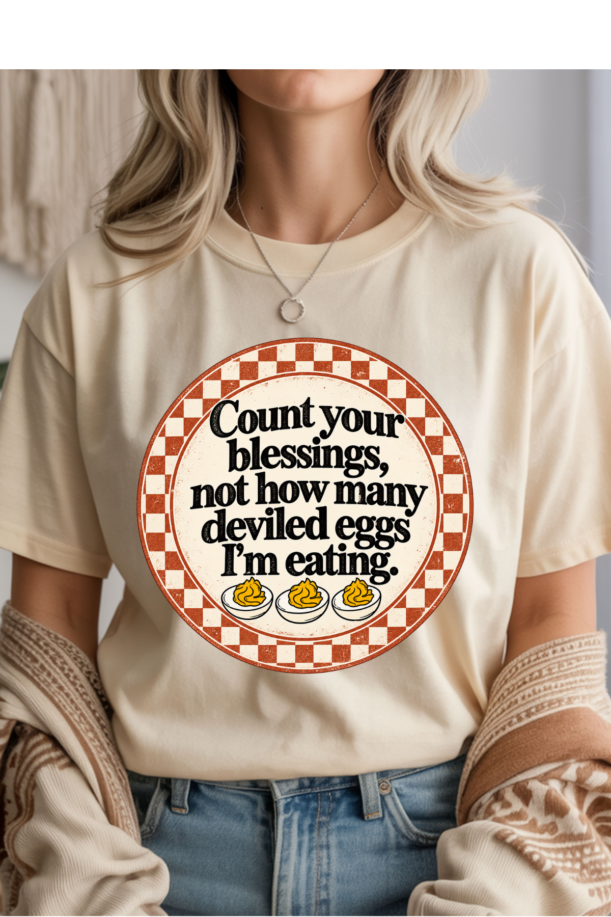 (10-19-26)Blessings, Not Deviled Eggs Graphic Tee