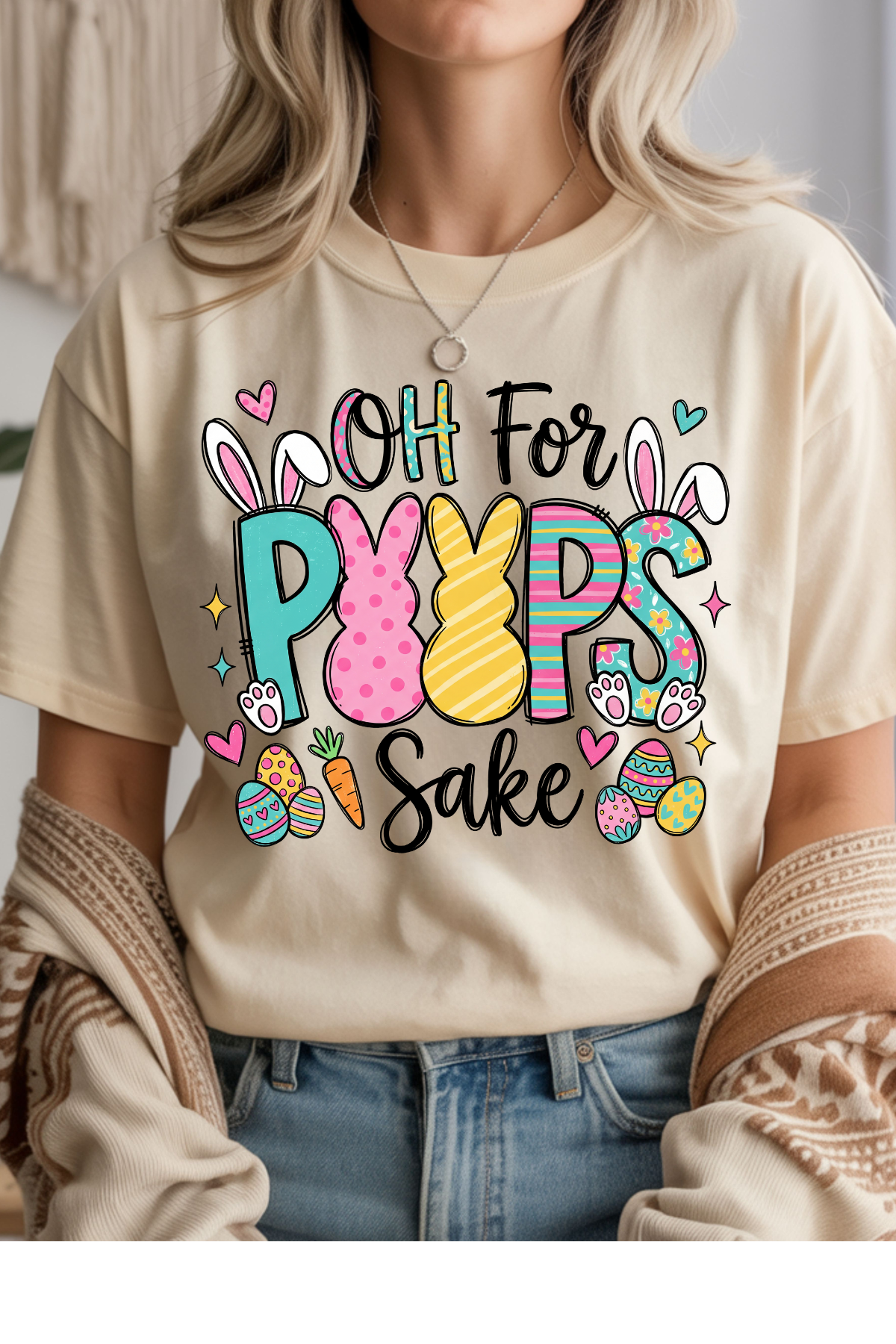 Oh For Peeps Sake Graphic Tee