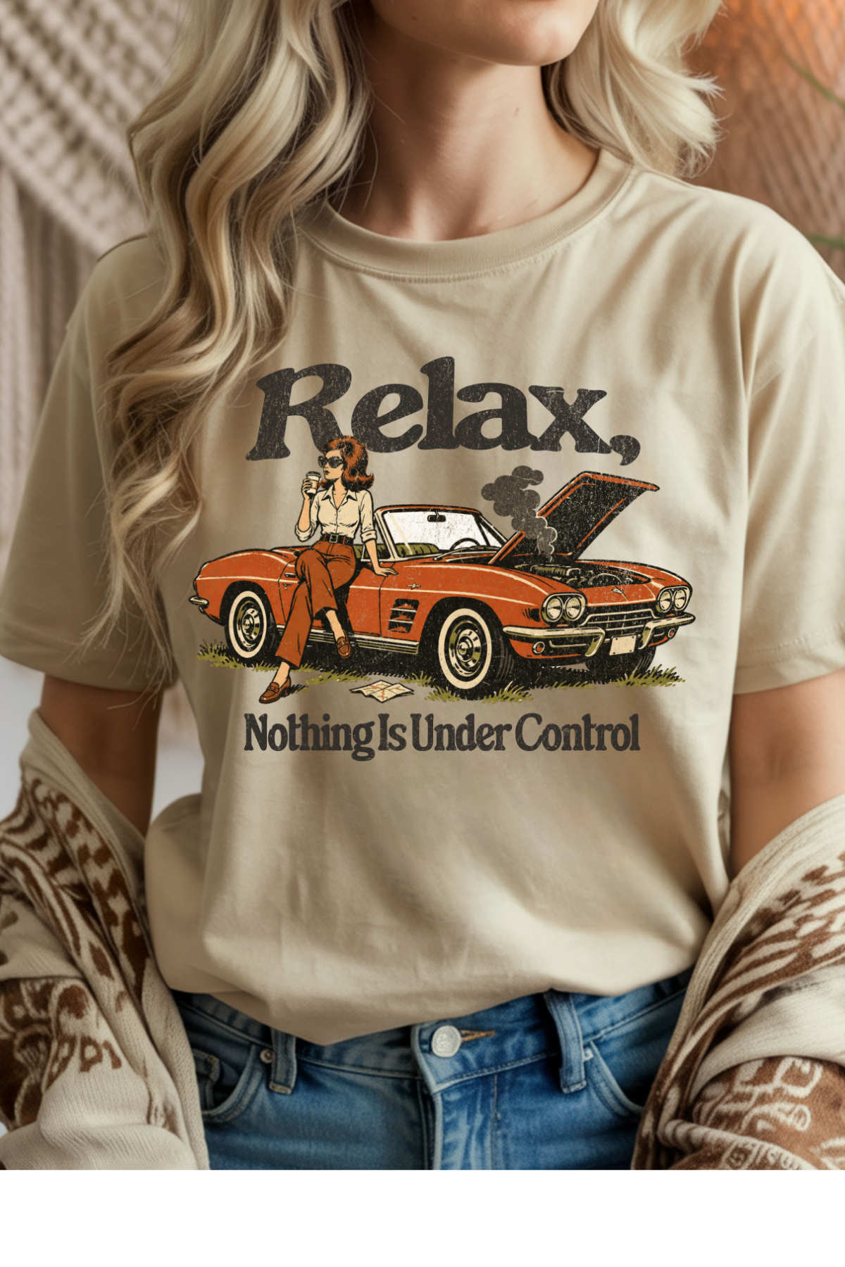 (10-12-26)Nothing Under Control Graphic Tee