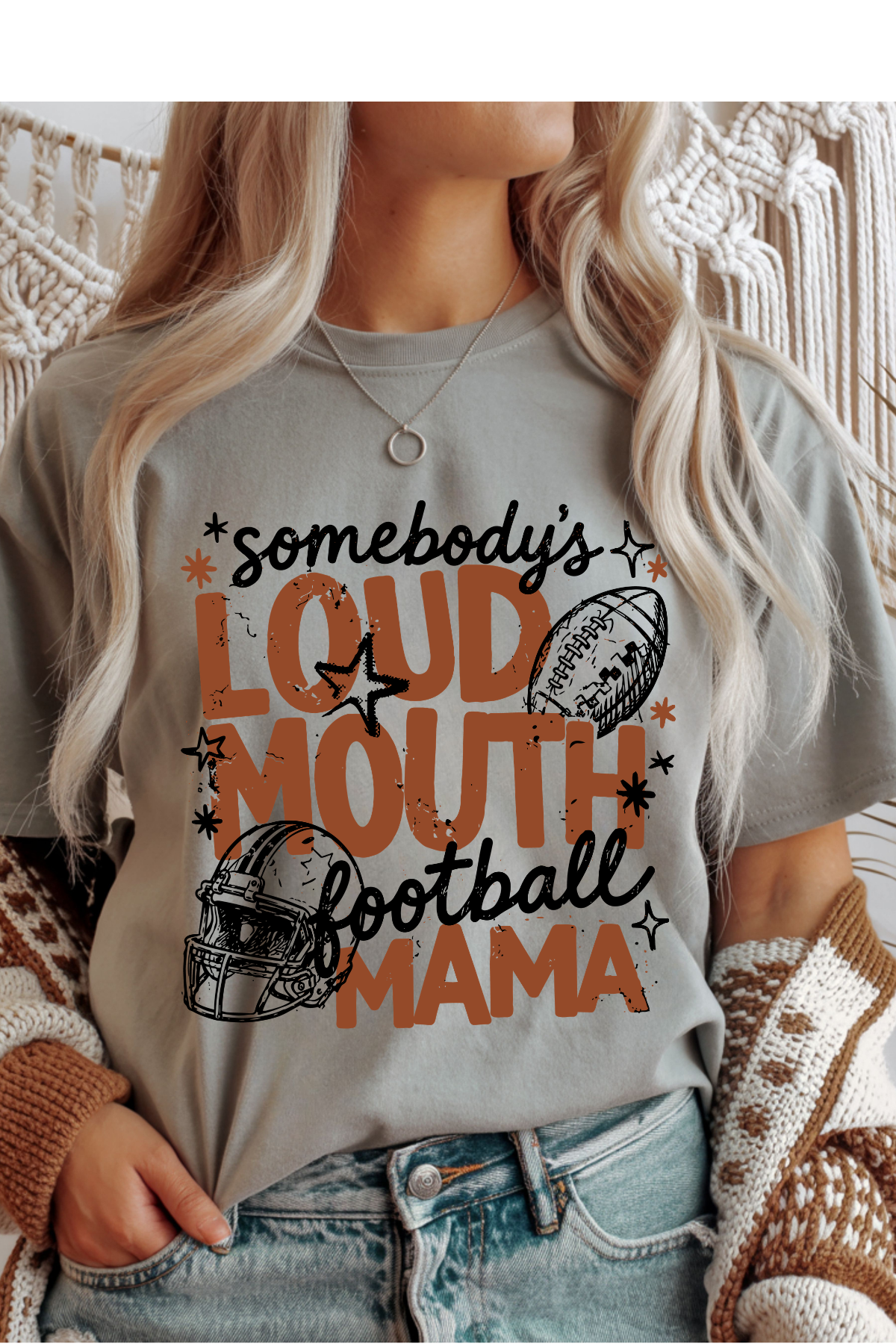 (8-17-26)Loud Mouth Mama Graphic Tee