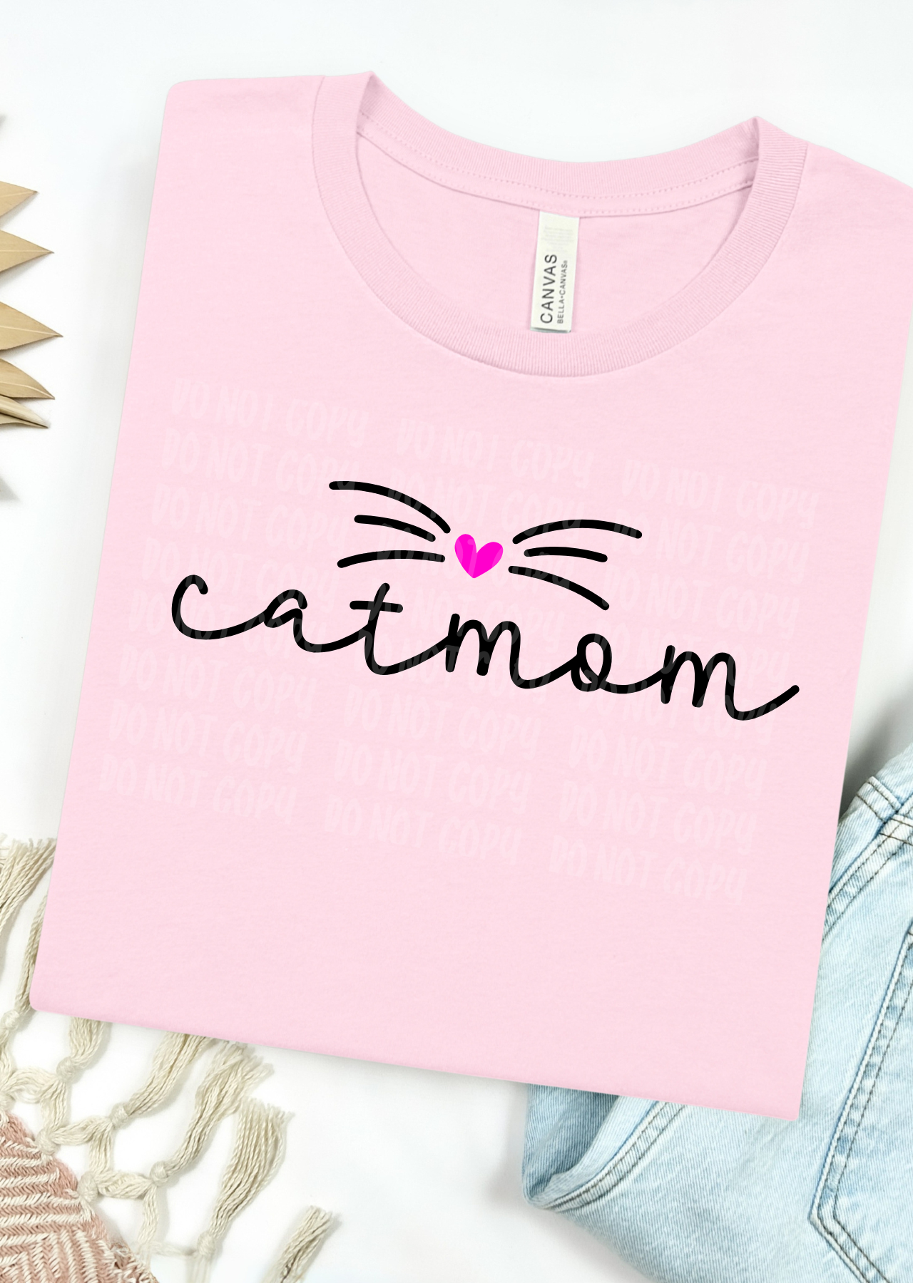 Cat Mom Bella Canvas T-Shirt