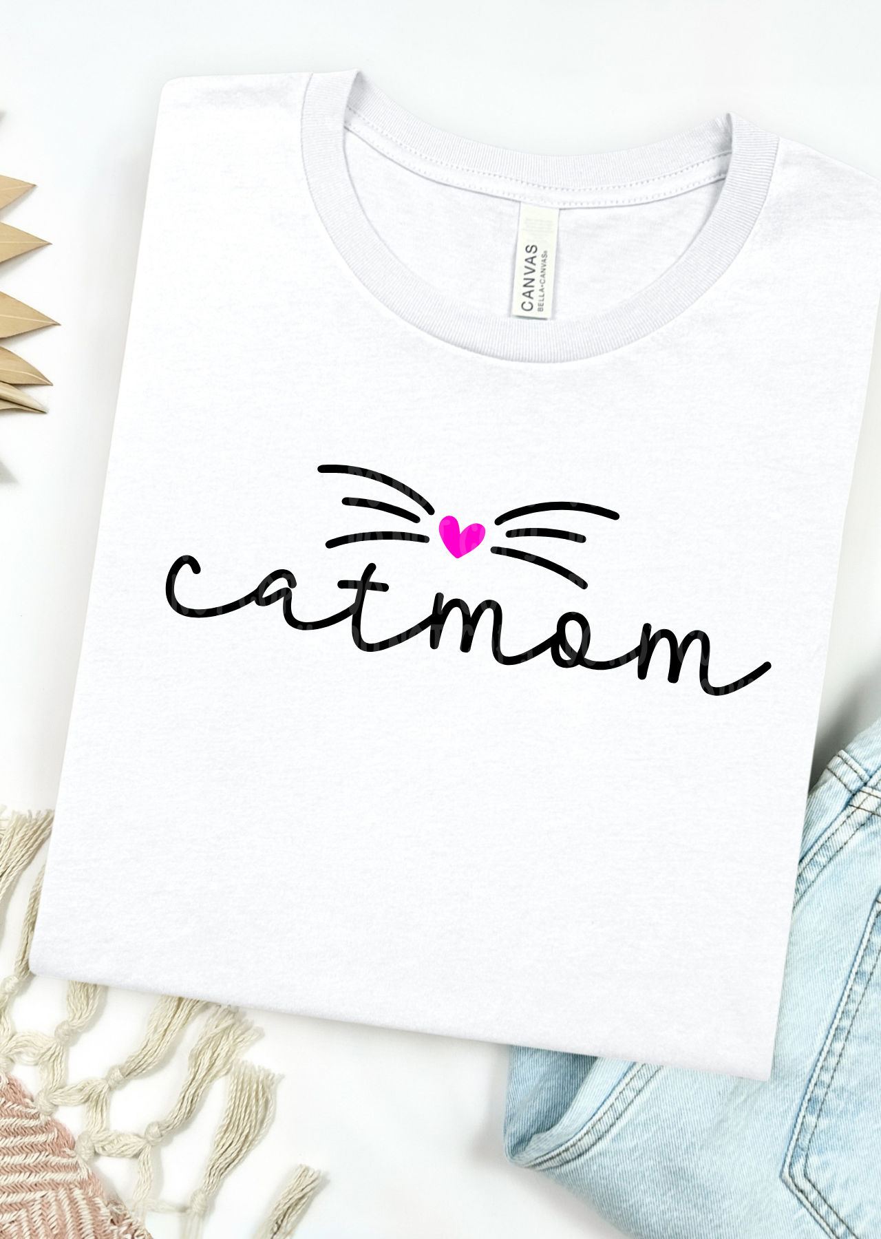 Cat Mom Bella Canvas T-Shirt